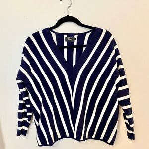 Navy cropped sweater